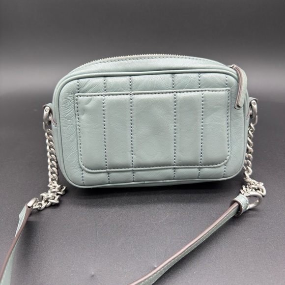 Tory burch SMALL KIRA PATENT CAMERA BAG Color:Light Arctic - Picture 3 of 5